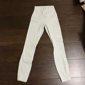 Light blue lululemon align leggings size 0